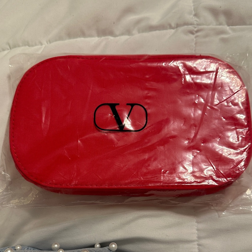 Valentino Red Cosmetic Case
